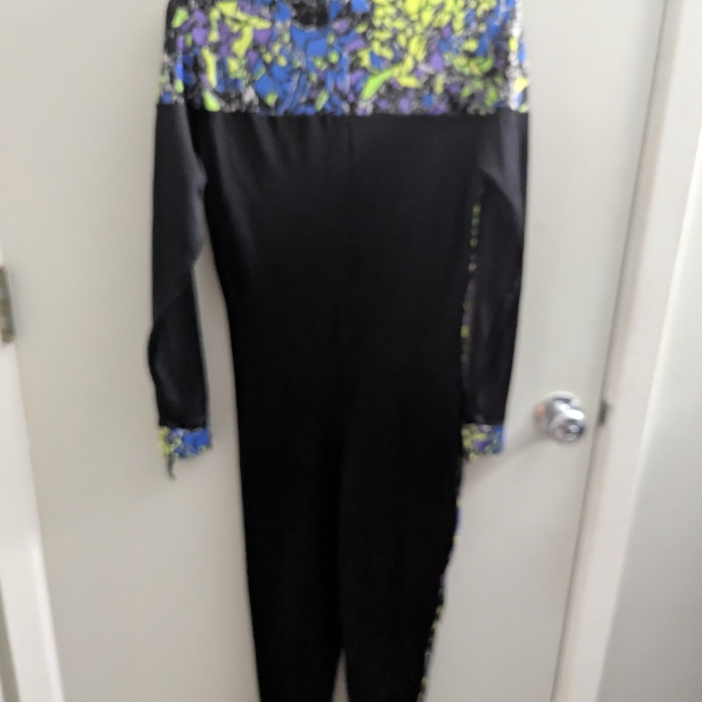 *Vintage* Henderson USA Hot Skin Black and Multicolor Wetsuit XL Surfing Beach - Picture 7 of 8